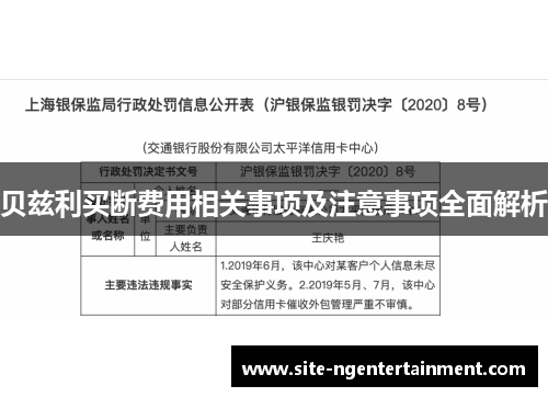 贝兹利买断费用相关事项及注意事项全面解析
