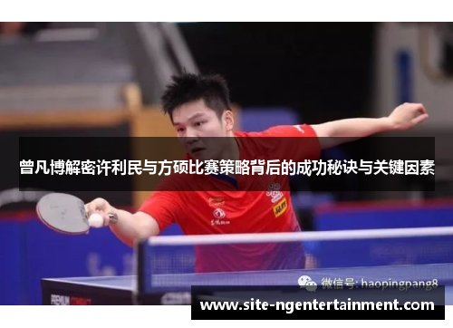 曾凡博解密许利民与方硕比赛策略背后的成功秘诀与关键因素 曾凡博解密许利民与方硕比赛策略背后的成功秘诀与关键因素
